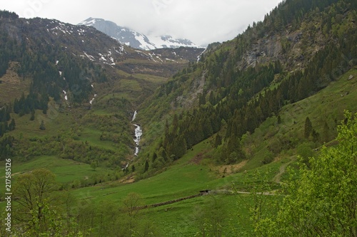 Grossglockner High Alpine Road (Grossglockner Hochalpenstrasse) mountain landscape, Austria