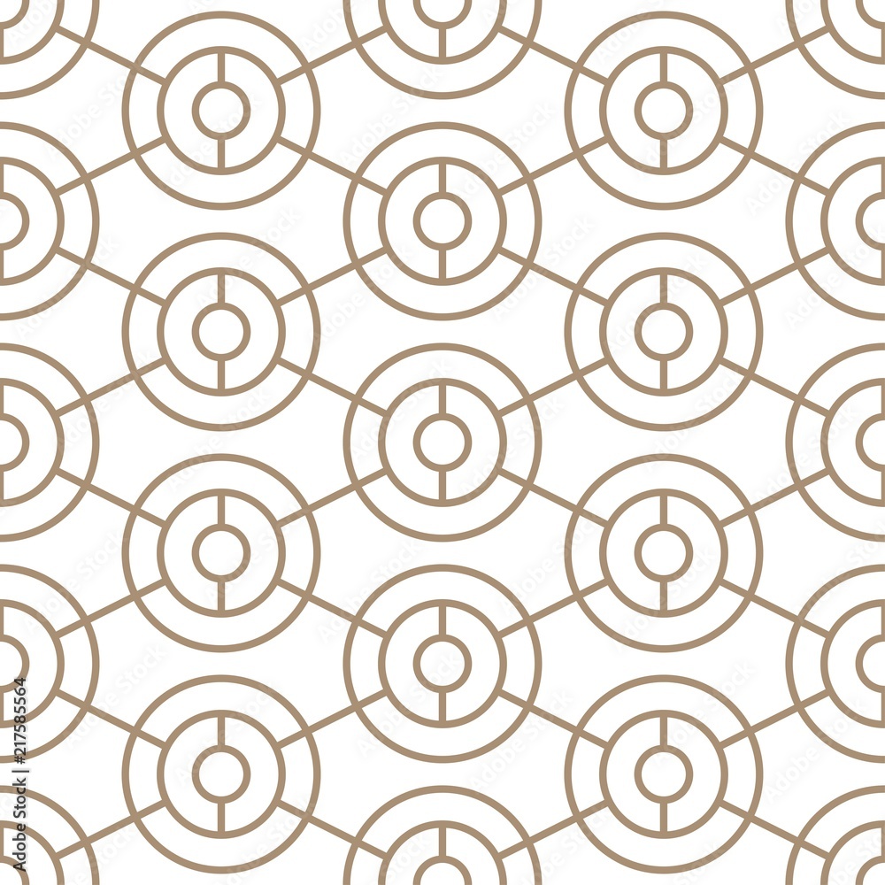Vector seamless texture. Modern geometric background. Lattice with circles and rhombuses. Vector seamless texture. Modern geometric background. Lattice with circles and rhombuses.