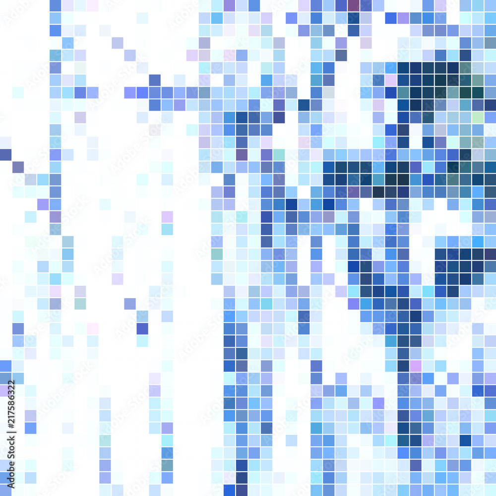 abstract vector square pixel mosaic background