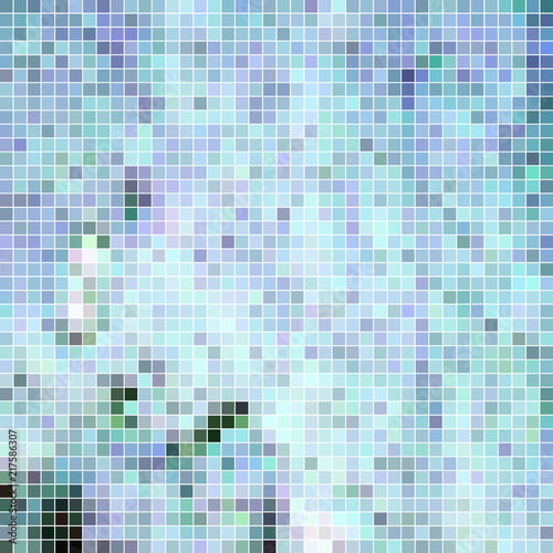 abstract vector square pixel mosaic background