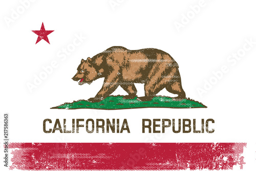California republic scratched flag