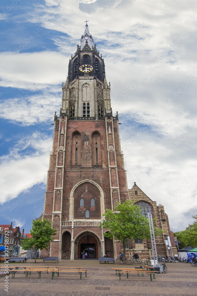 New church on Market square, Delft, Netherlands