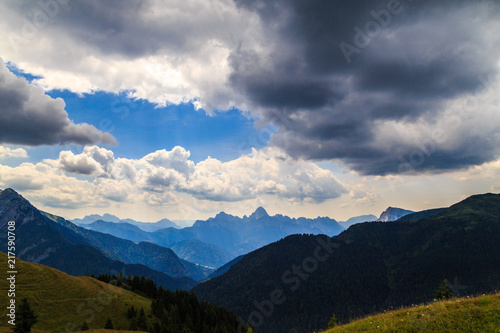 Cloudy day in the Carnic Alps, Friuli Venezia-Giulia, Italy