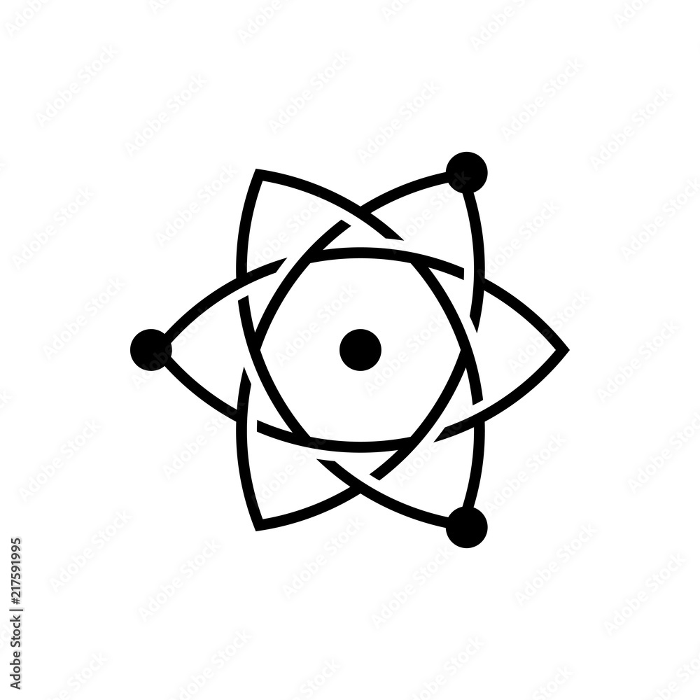 atom logo vector icon illustration atom logo vector icon illustration