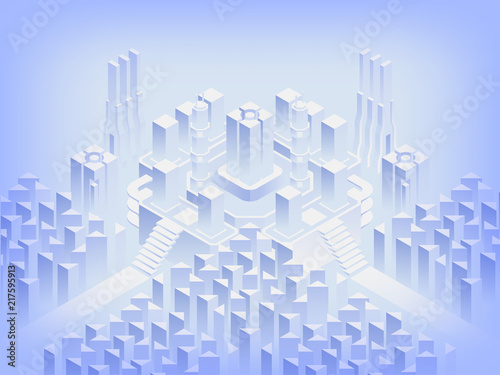 Technology abstract digital vector concept.