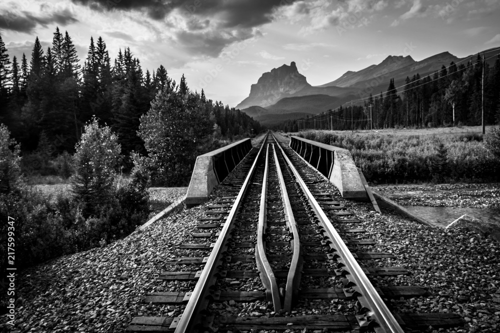 Rail through the Rocky Mountains