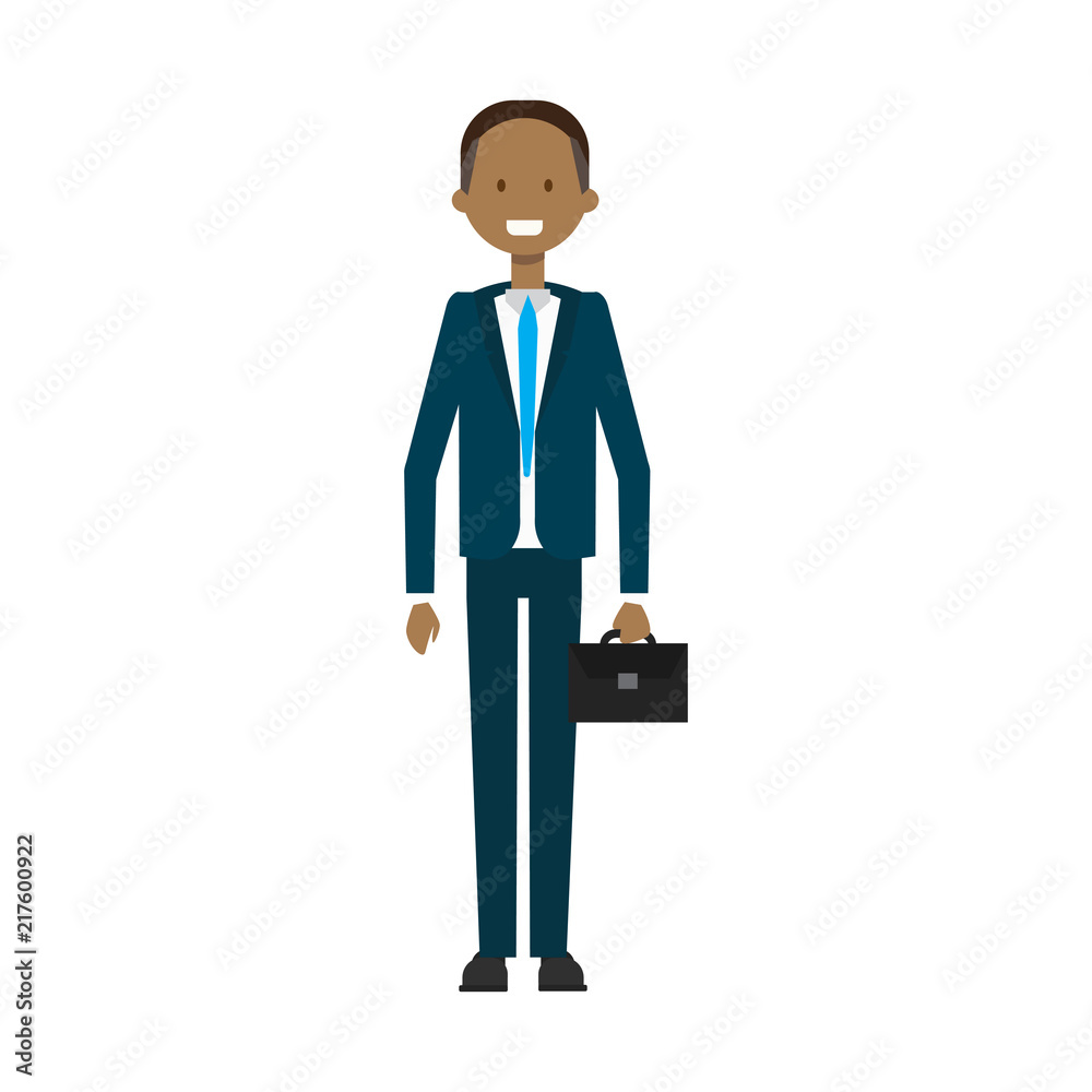 business man with suitcase, full length avatar on white background, successful business concept, flat cartoon design vector illustration business man with suitcase, full length avatar on white background, successful business concept, flat cartoon design vector illustration