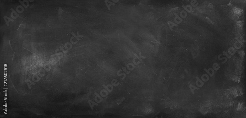Blank blackboard black board chalkboard texture background photo