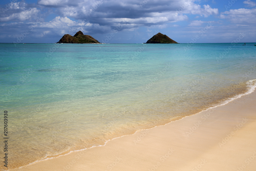 Fototapeta premium Lanikai Beach - Oahu, Hawaii