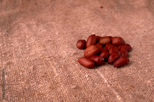 Peanut snacks nuts eating snacks red peanuts peanuts fried peanuts. concept of a good Friday rest photo