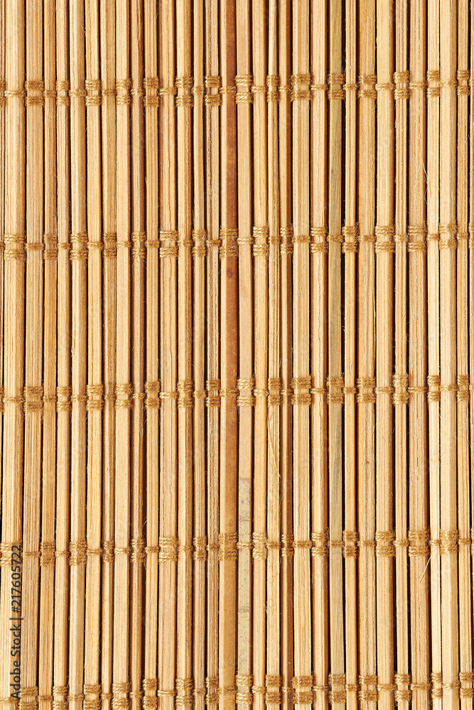 Bamboo mat texture. Natural background. Close up Bamboo mat texture. Natural background. Close up