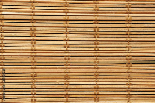 Bamboo mat texture. Natural background