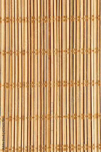 Bamboo mat texture. Natural background