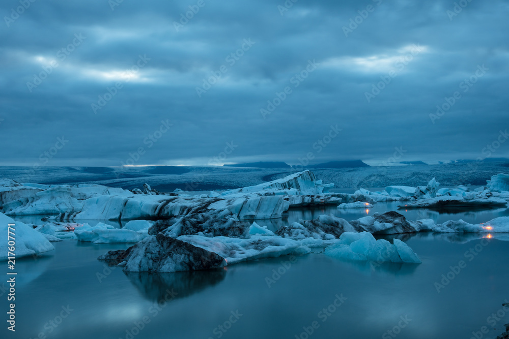 Jokulsarlon ice lagoon in south Iceland Jokulsarlon ice lagoon in south Iceland