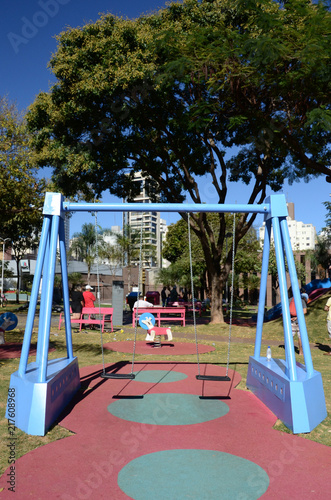 Public playground for kids in Goiania Goias Brazil