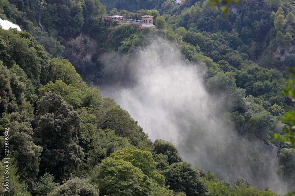 Cascate del marmarico in umbria