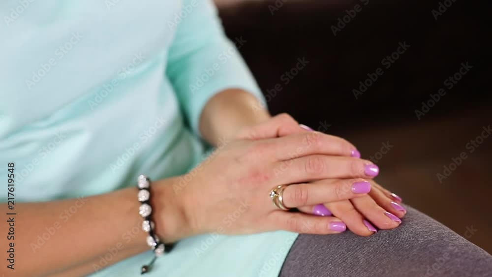 Woman Hands. gesticulation. Talking women. Interview Woman Hands. gesticulation. Talking women. Interview