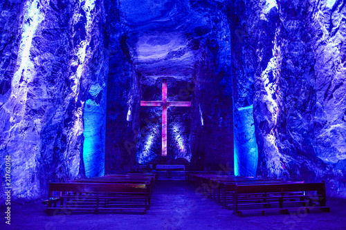 Salt Cathedral of Zipaquira - Underground Church built within a Salt Mine in ...