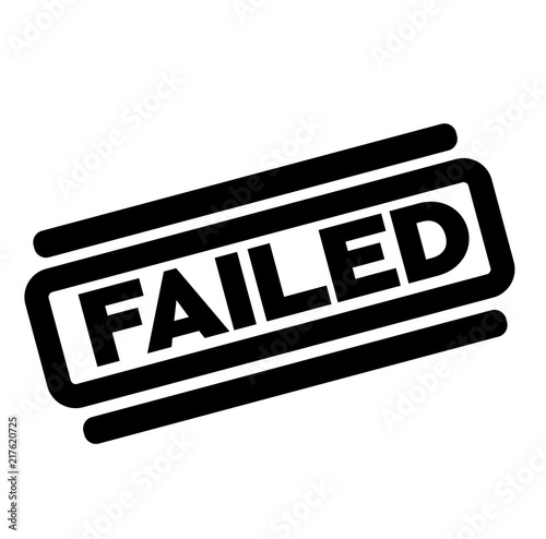 failed black stamp