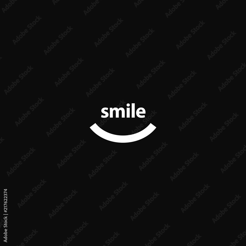 Smile Vector Template Design Illustration