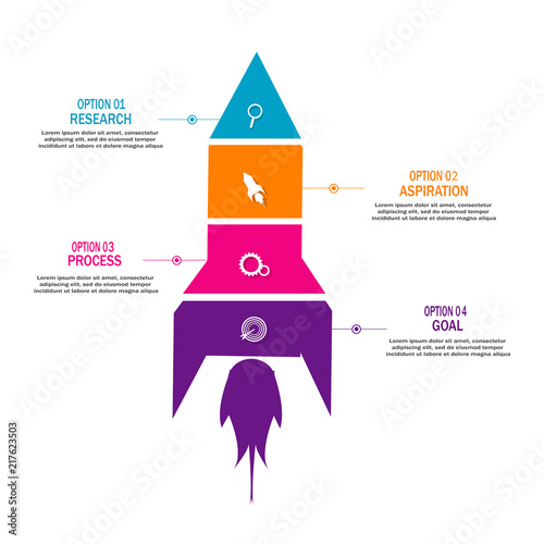 Creative modern infographic template design vector