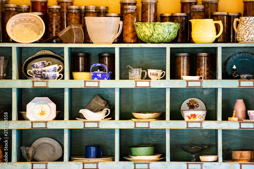 Wallpaper Mural Interior Kitchen Shelf Torontodigital.ca