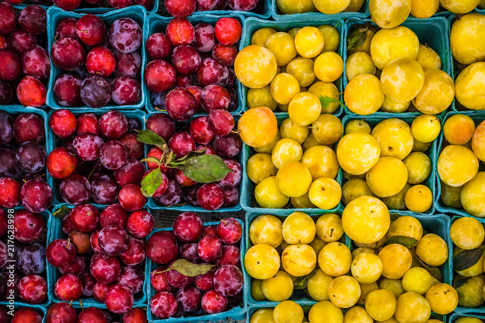Farmers market fruit
