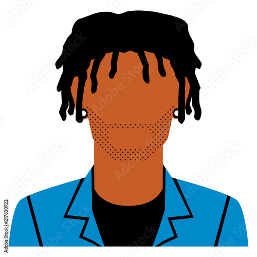 Avatar Character Isolated On White Background