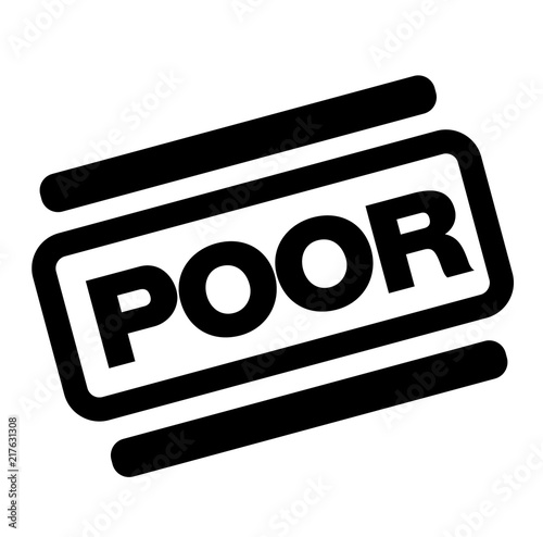 poor black stamp