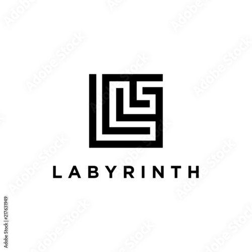 Labyrinth logo design