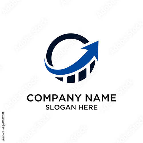 Business growth logo design