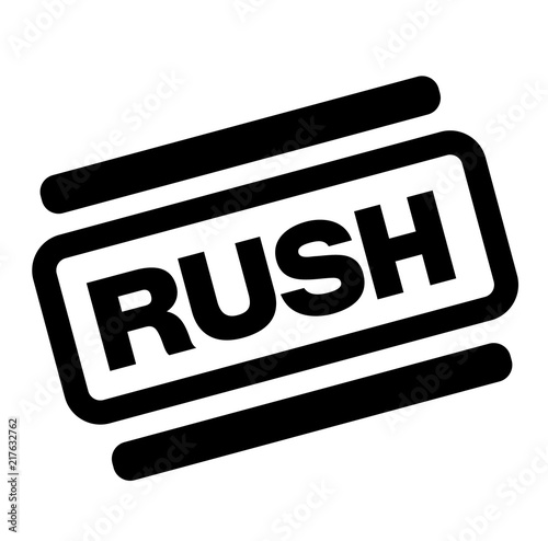 rush black stamp