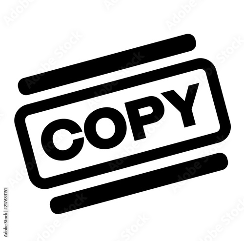 copy black stamp