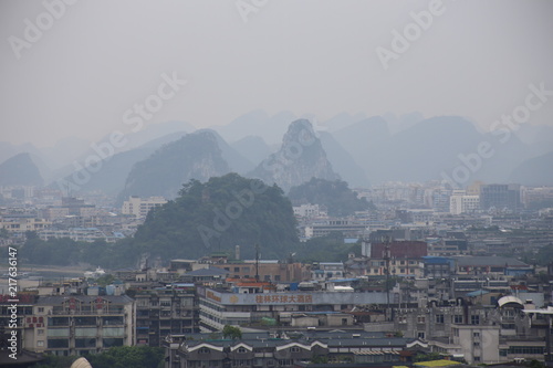 Foggy Day in Guilin, China