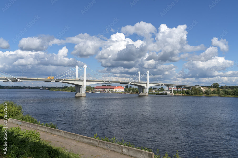 Кимры. Савеловский мост через реку Волгу.