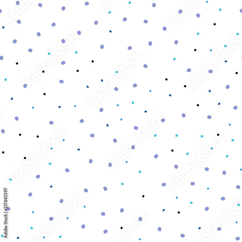 Light Pink, Blue vector seamless background with bubbles.