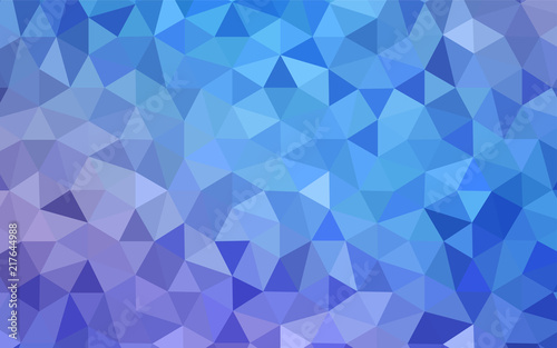 Light Pink, Blue vector abstract polygonal template.