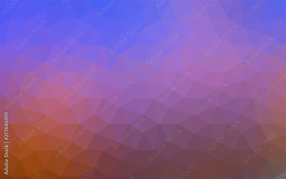 Obraz premium Light BLUE vector low poly cover.