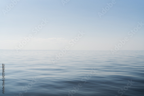 water surface in the bay on a sunny day photo