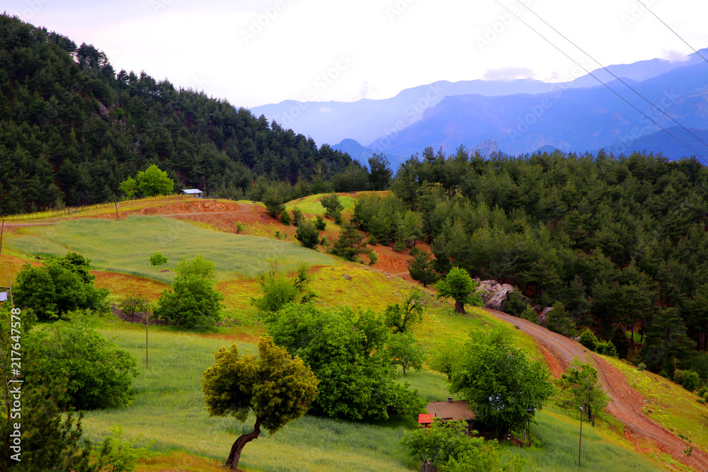 View of Hills in a Countryside · Free Stock Photo