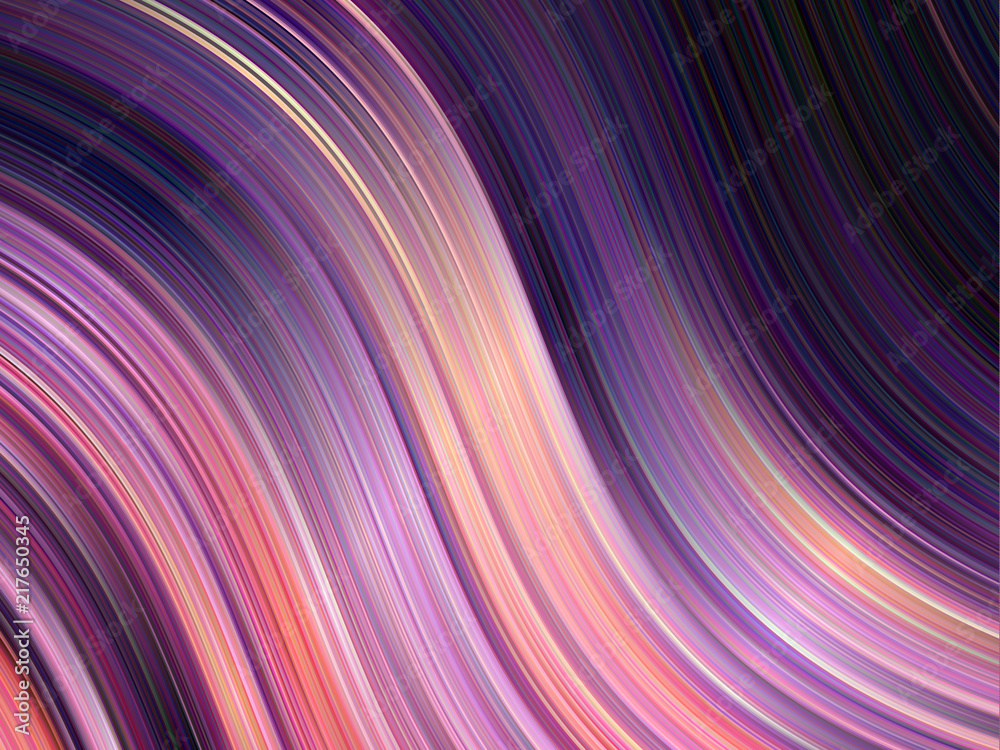 Fototapeta premium Watercolor Style Waves Background