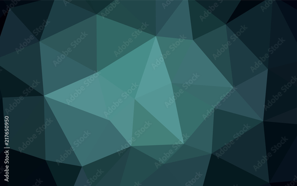 Dark Green vector gradient triangles texture. Dark Green vector gradient triangles texture.