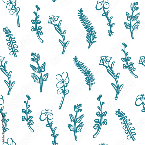 seamless floral pattern out...