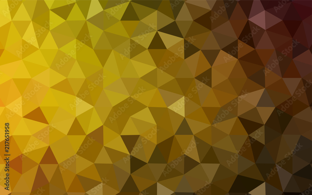 Dark Green, Yellow vector low poly layout. Dark Green, Yellow vector low poly layout.