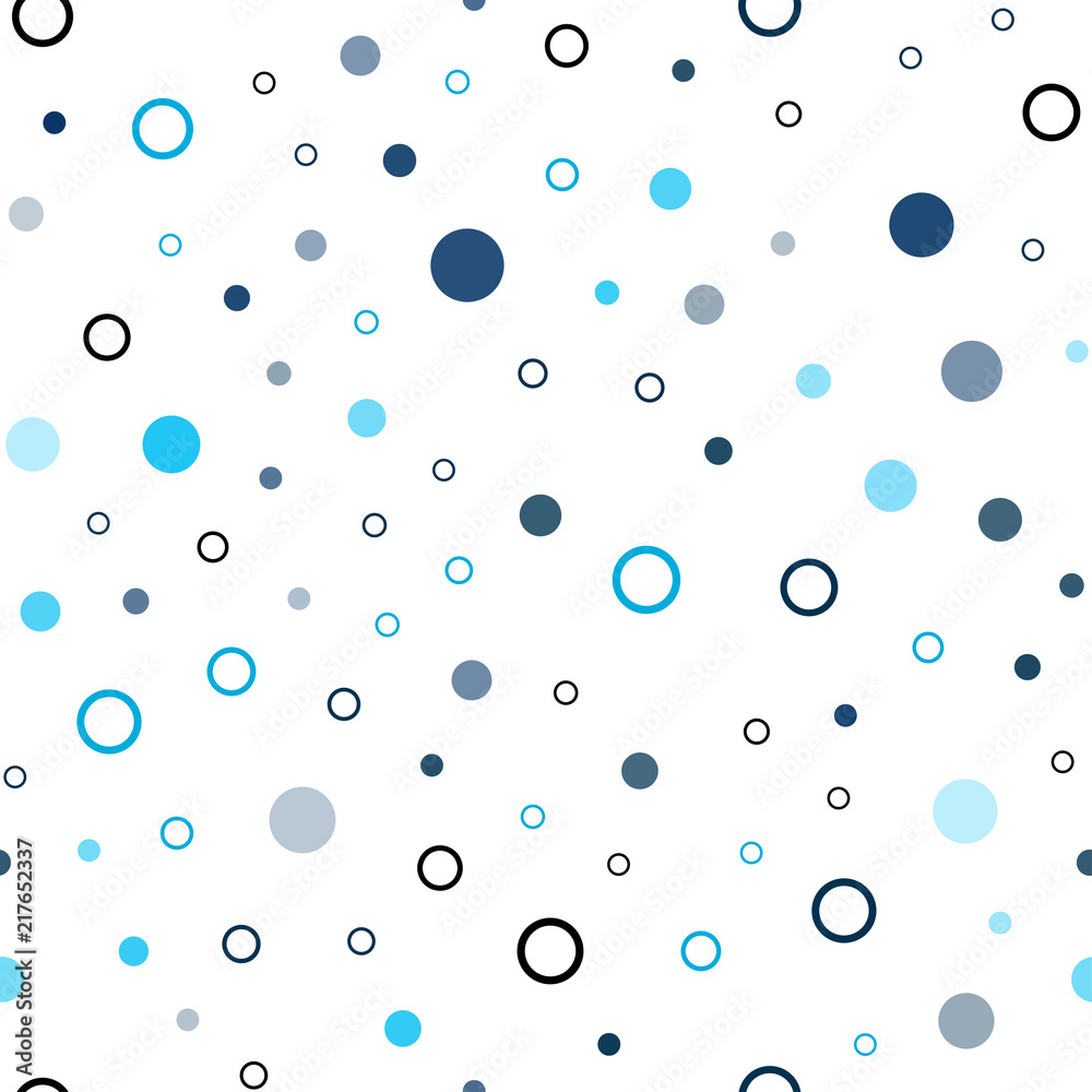 Light BLUE vector seamless backdrop with dots. Light BLUE vector seamless backdrop with dots.