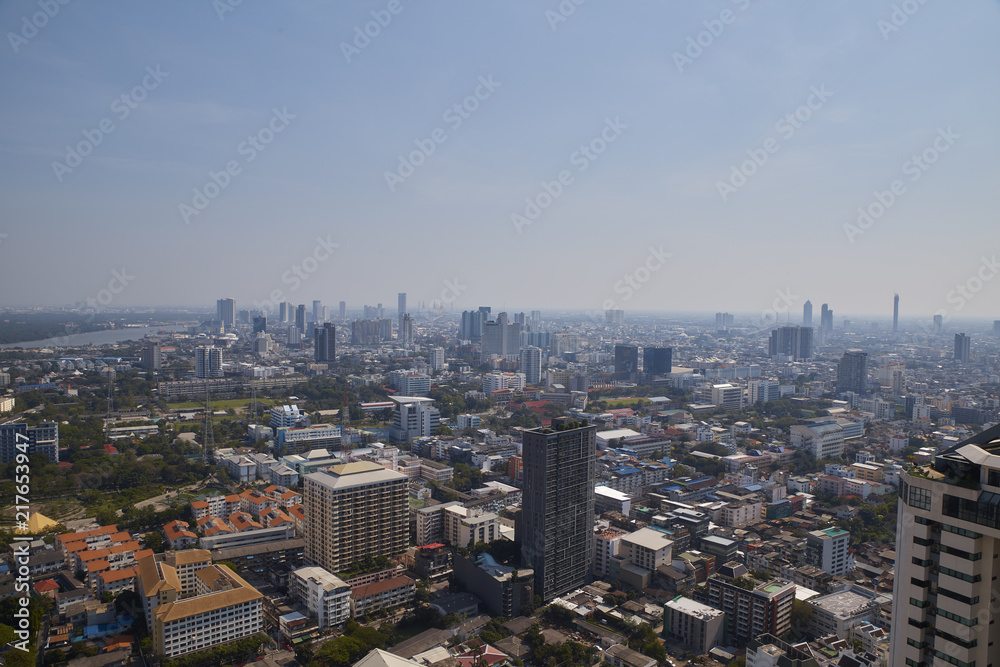 Blurred Cityscapes in Bangkok, Thailand Blurred Cityscapes in Bangkok, Thailand