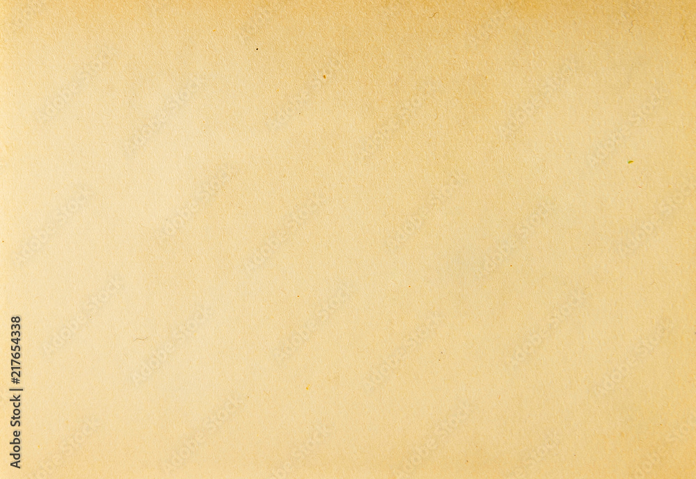 background texture of old faded yellow paper Stock Photo