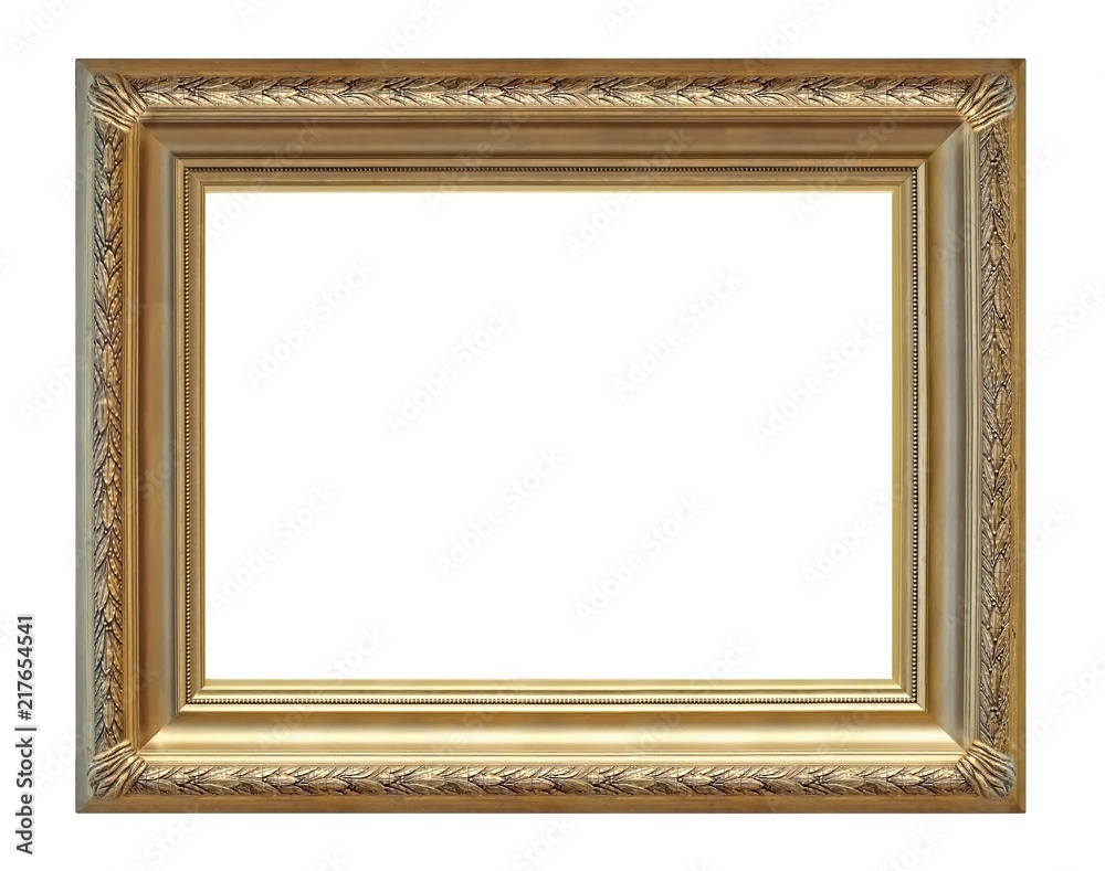Golden frame for paintings, mirrors or photo Golden frame for paintings, mirrors or photo