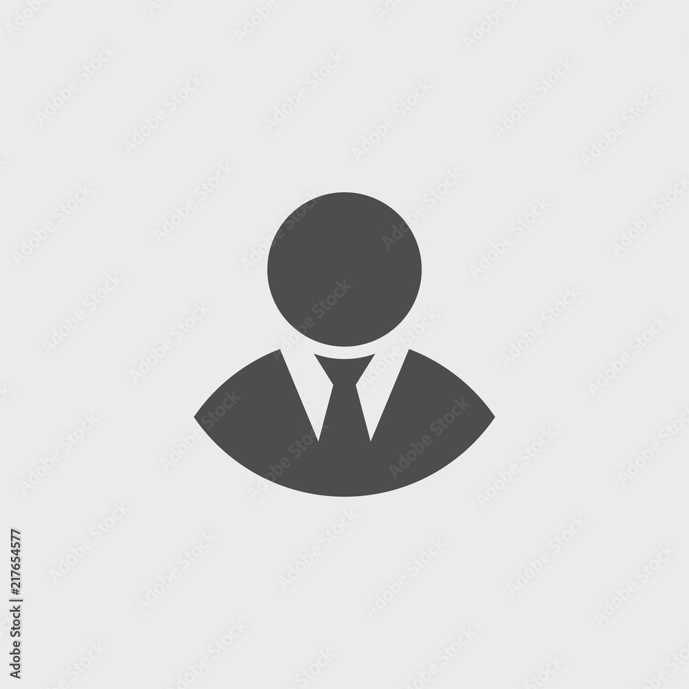 Consultant flat vector icon. User flat vector icon Consultant flat vector icon. User flat vector icon