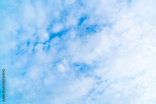 beautiful blue sky and clouds